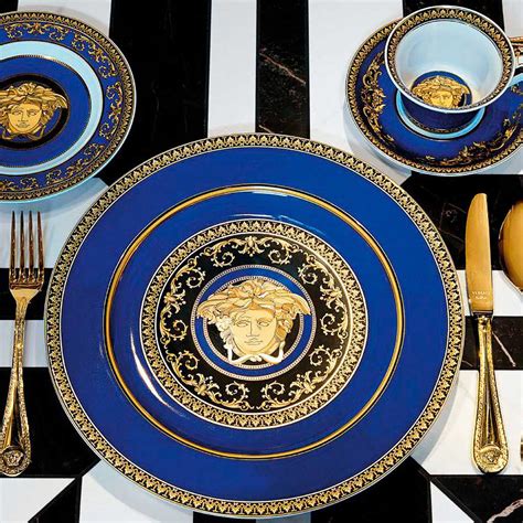 amazon tavolo vetro versace|Amazon.com: Versace Plates Set.